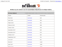 Tablet Screenshot of debiljartballen.be